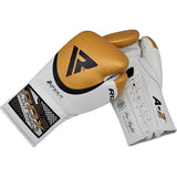 RDX A2 Pro Fight Lace Up Leather Boxing Gloves BBBofC / BIBA / WBF Approved