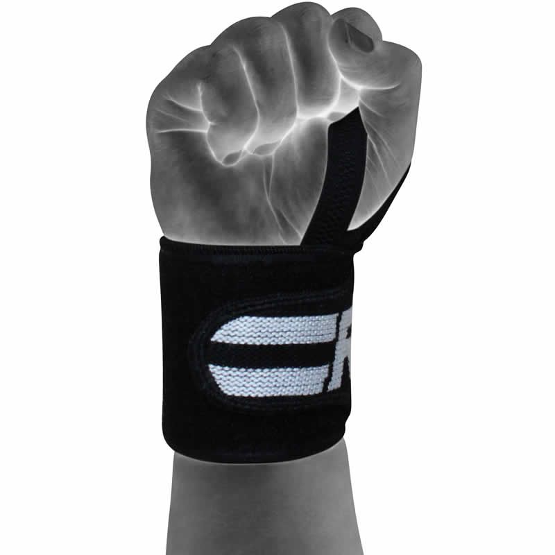 W2 Weight & Power Lifting Wrist Wraps w/Thumb Loops